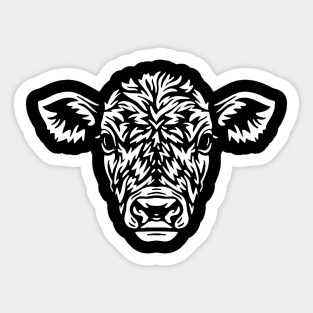 Farm Friends - Friendly Calf Sticker